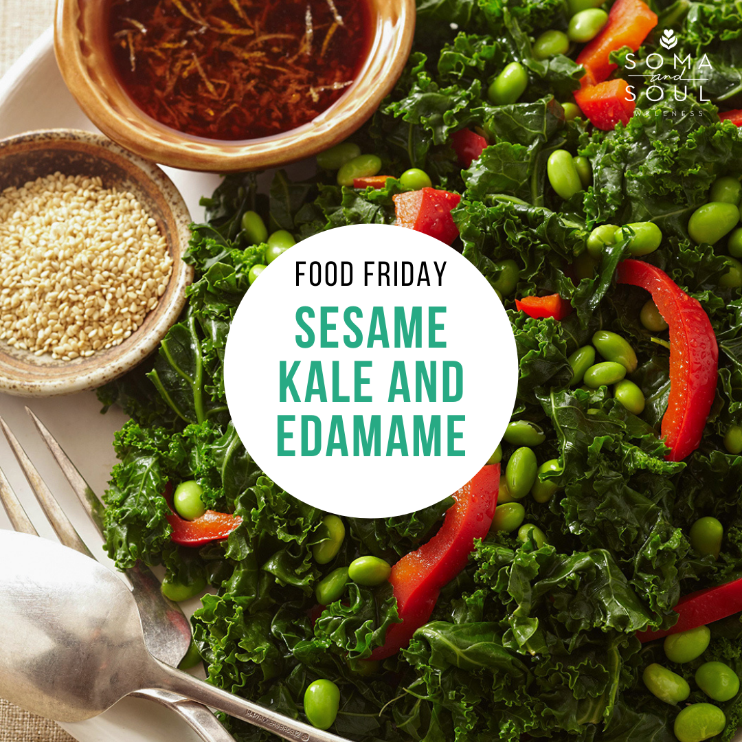 Sesame Kale and Edamame