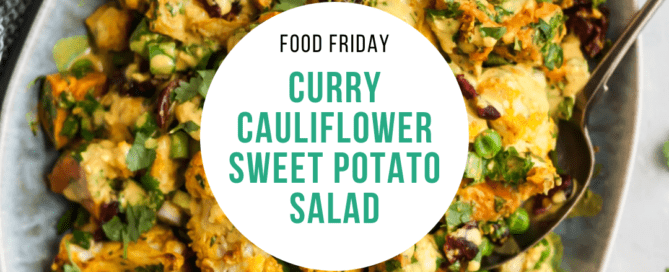 Curry Cauliflower Sweet Potato Salad