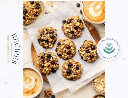 Blueberry Oatmeal Breakfast Cookies