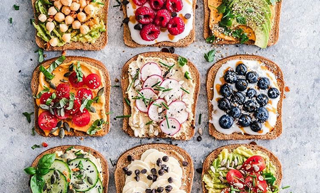 fast healthy breakfast toast